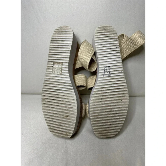 Shu Shop Mandy Sandal for Women Size 7.5 Beige Tan Platform - Picture 7 of 7